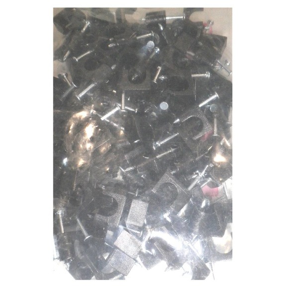 2 x Gardner Bender 1/4 in. Polyethylene Coaxial Staple - Black (200-Pack) - Picture 3 of 3